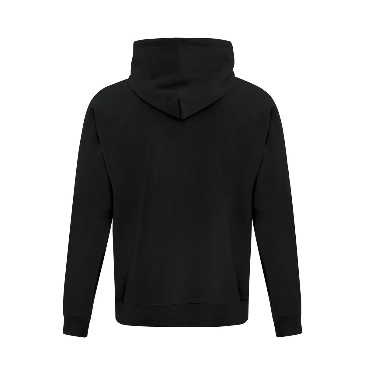 Castaway Wanderers RFC Everyday Fleece Hooded Sweatshirt - Youth Unisex black back.