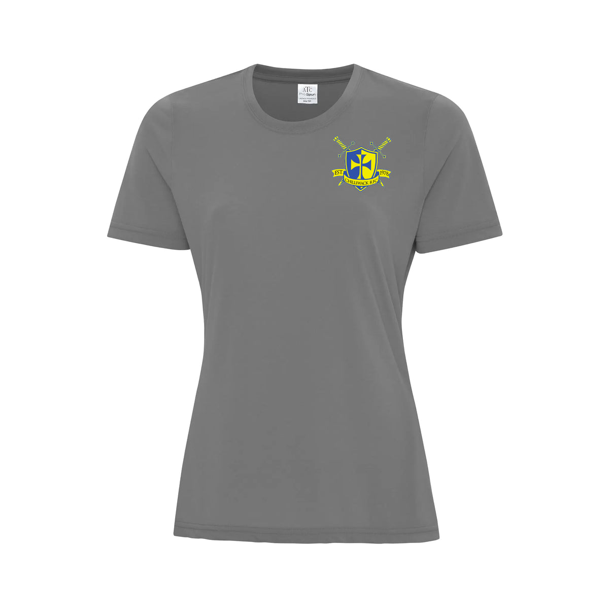 Chilliwack RFC Logo Graphic Tee Grey