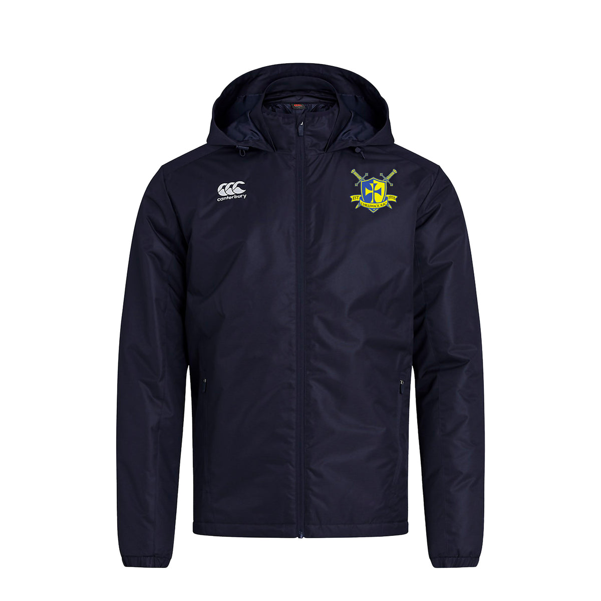 Chilliwack RFC Canterbury Club Vaposhield Stadium Jacket Navy Front