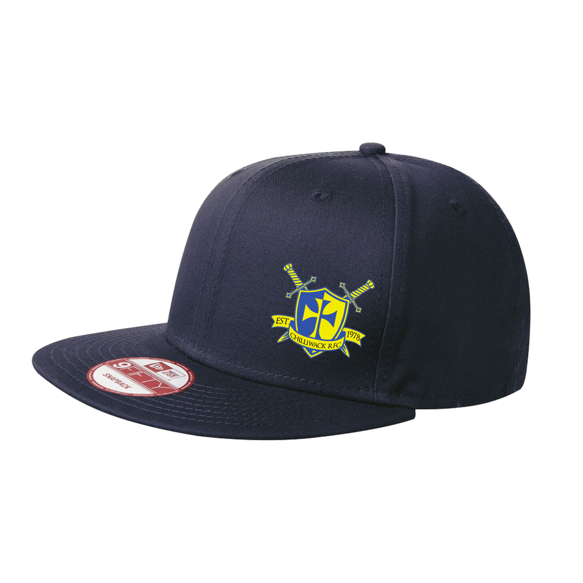 Chilliwack RFC New Era Flatbrim Snapback Cap -Navy