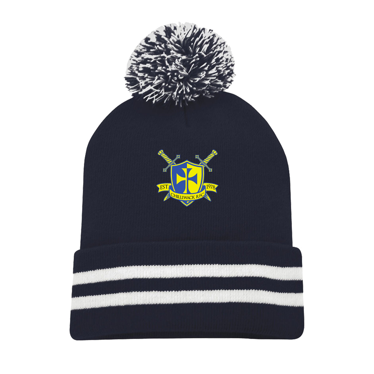 Chilliwack RFC Pom Pom Toque - Unisex -Navy