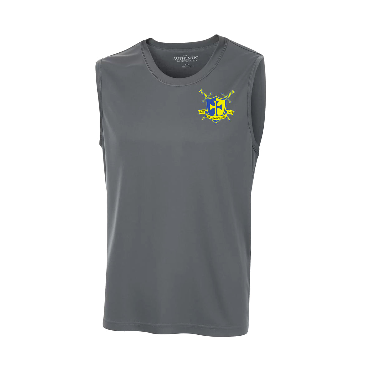 Chilliwack RFC Pro Team Sleeveless Tee - Men&#39;s - Coal Grey/ Navy