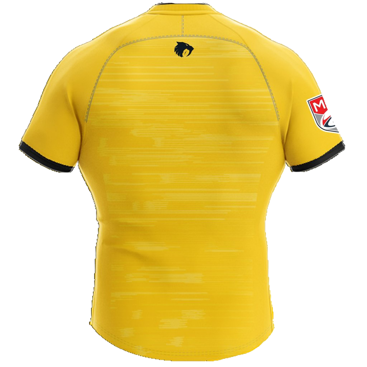 Houston Sabercats 2021 Away Paladin Replica Away Rugby Shirt - Yellow/Black - Adult Unisex available sizing XS - 4XL
