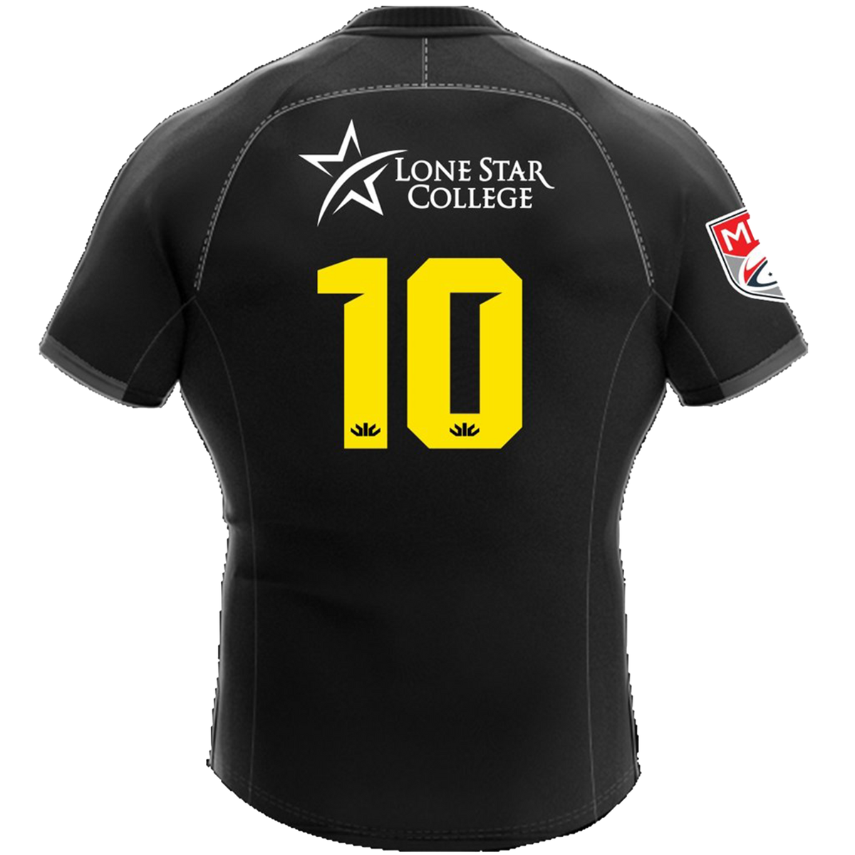Houston Sabercats 2021 Away Paladin Replica Home Rugby Shirt - Black/Yellow - Adult Unisex available sizing XS - 5XL