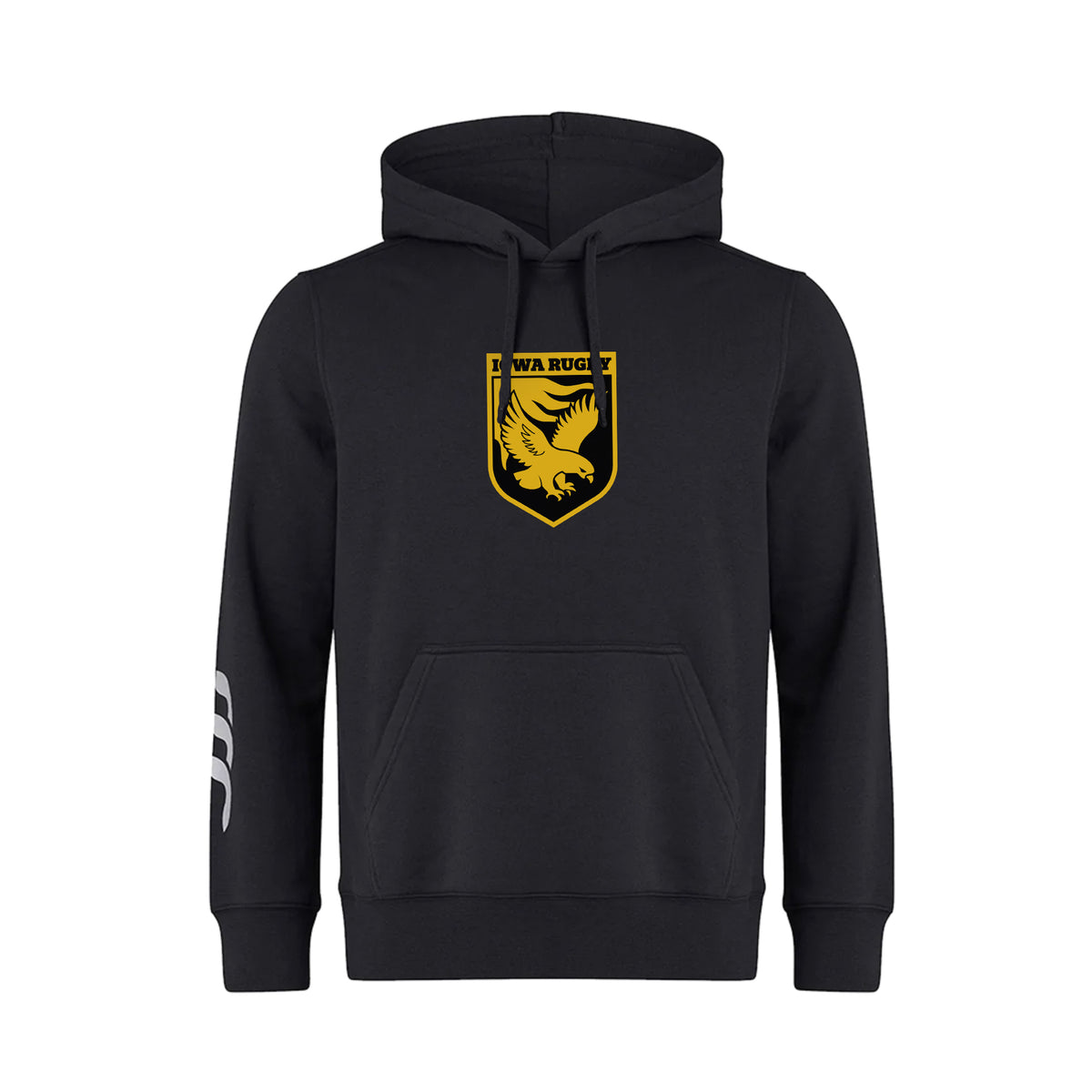 Iowa Rugby Canterbury Club Hoodie - Adult Unisex - Black