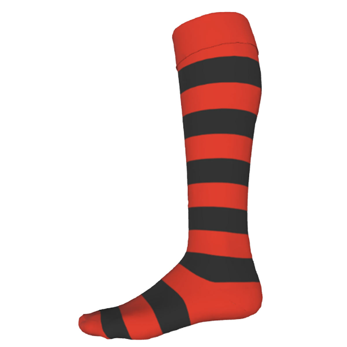 Custom Rugby Socks - Side - Unisex - Hooped Color Option