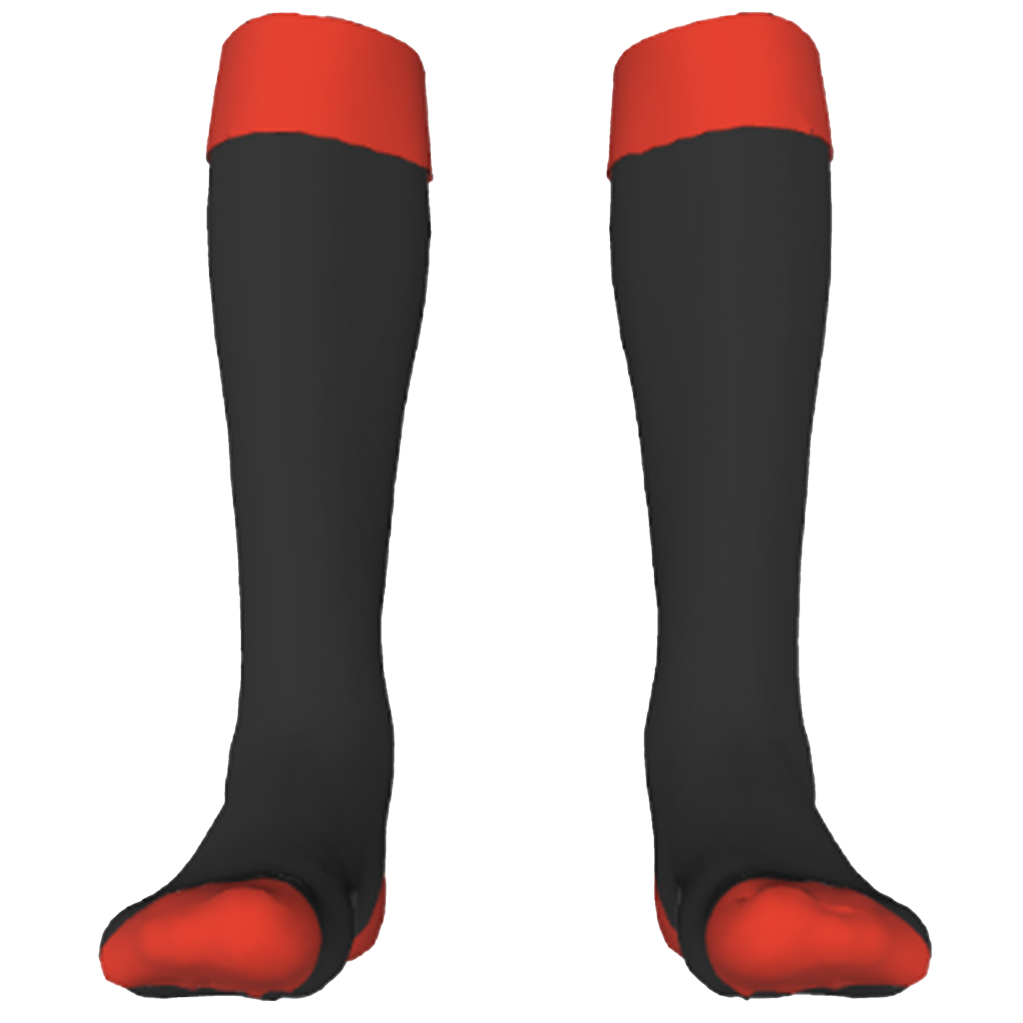 Custom Rugby Socks - Front - Unisex - Two Toned Color Option