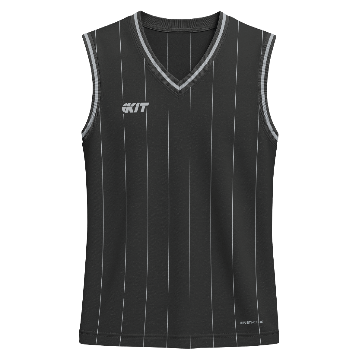 KINETI-CORE Performance Basketball Vest - Pinstripe - Adult Unisex