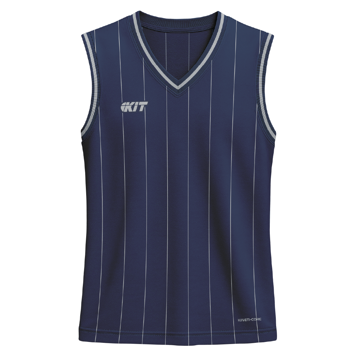 KINETI-CORE Performance Basketball Vest - Pinstripe - Adult Unisex