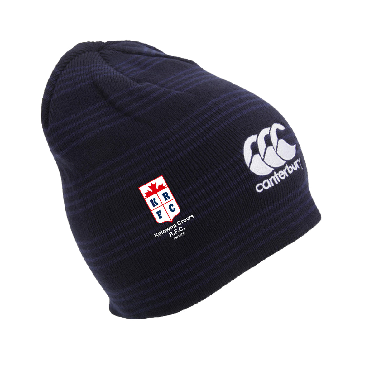 Kelowna Crows R.F.C. Canterbury Fleece Beanie - Unisex - Navy