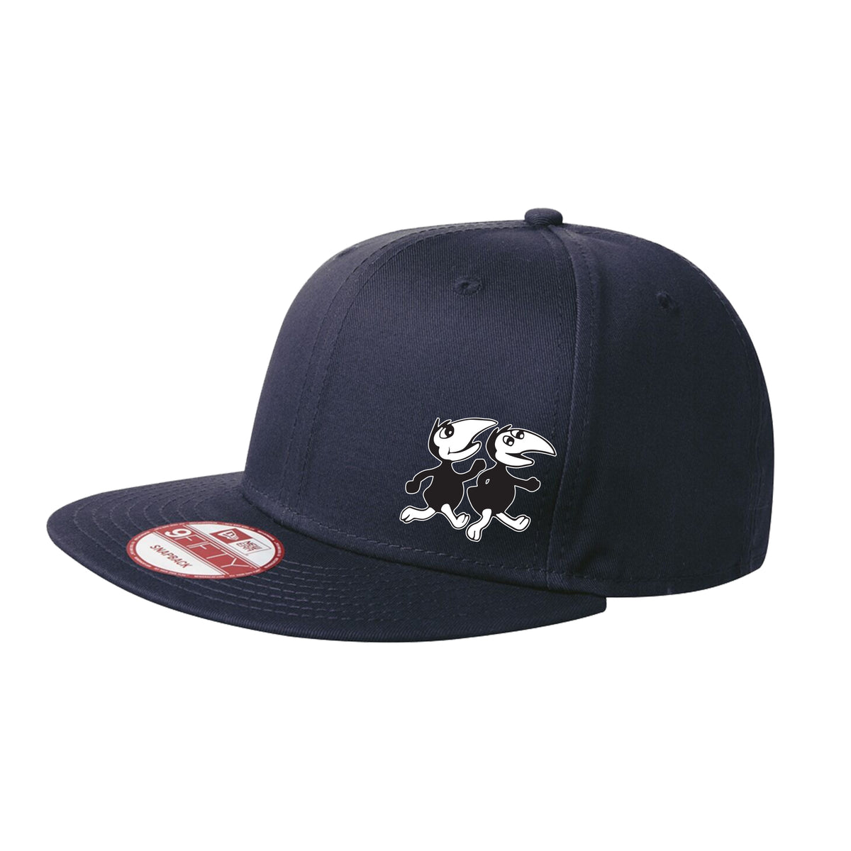 Kelowna Crows R.F.C. Supporters New Era Snapback Flatbrim Cap - Navy