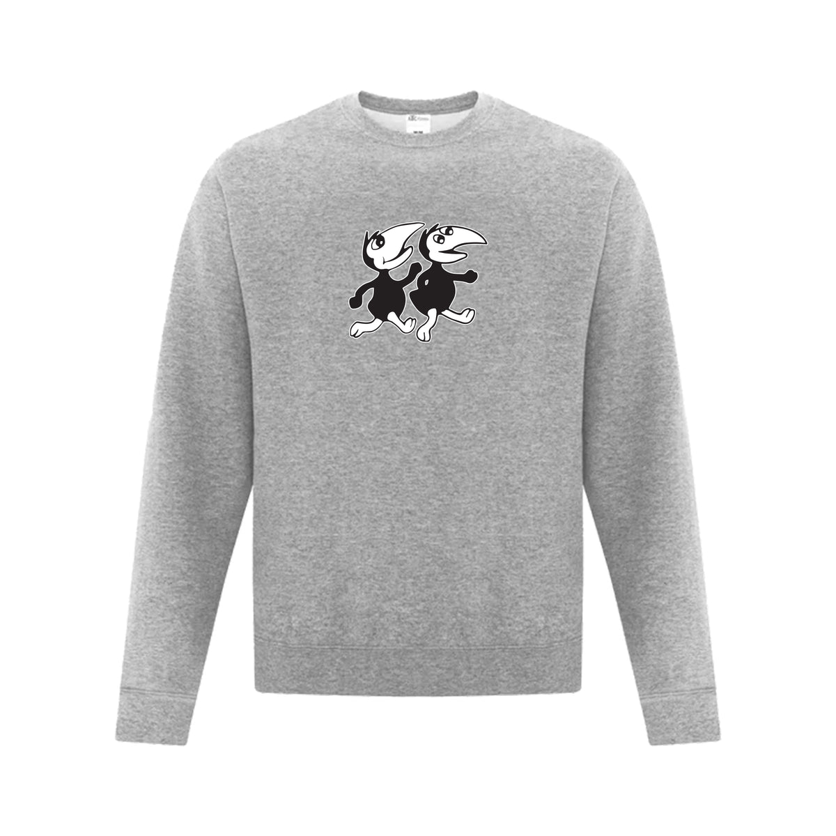 Kelowna Crows Supporters Crewneck Grey