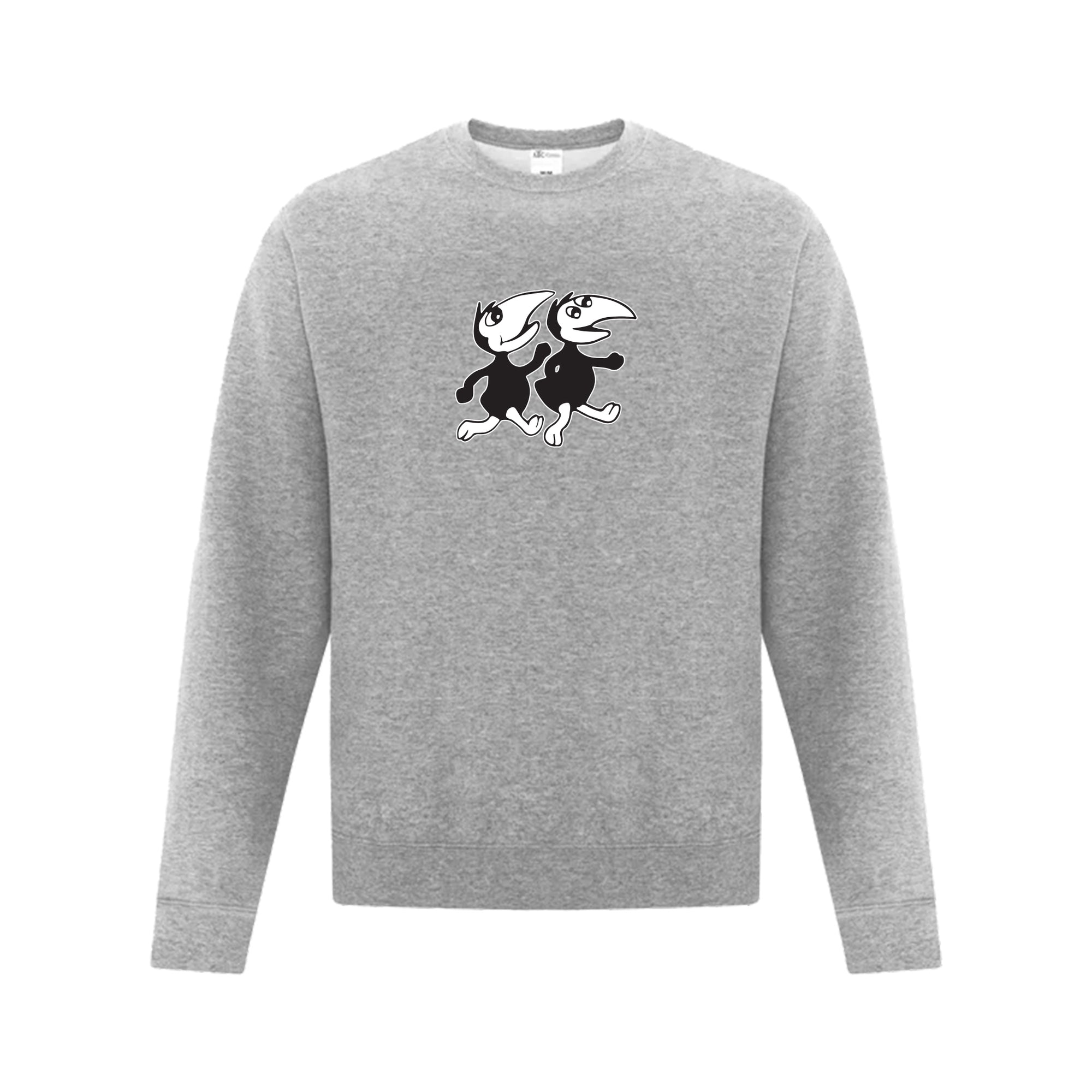 Kelowna Crows Supporters Crewneck Grey