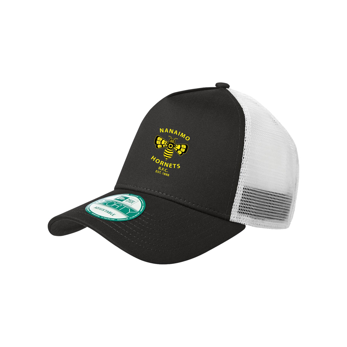 Nanaimo Hornets R.F.C. New Era Mesh Cap Black