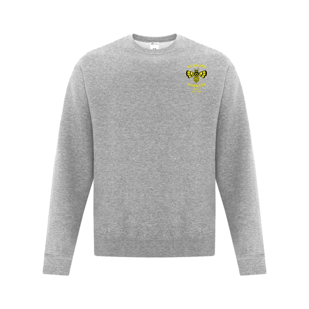 Nanaimo Hornets Rugby Crewneck Sweatshirt Grey