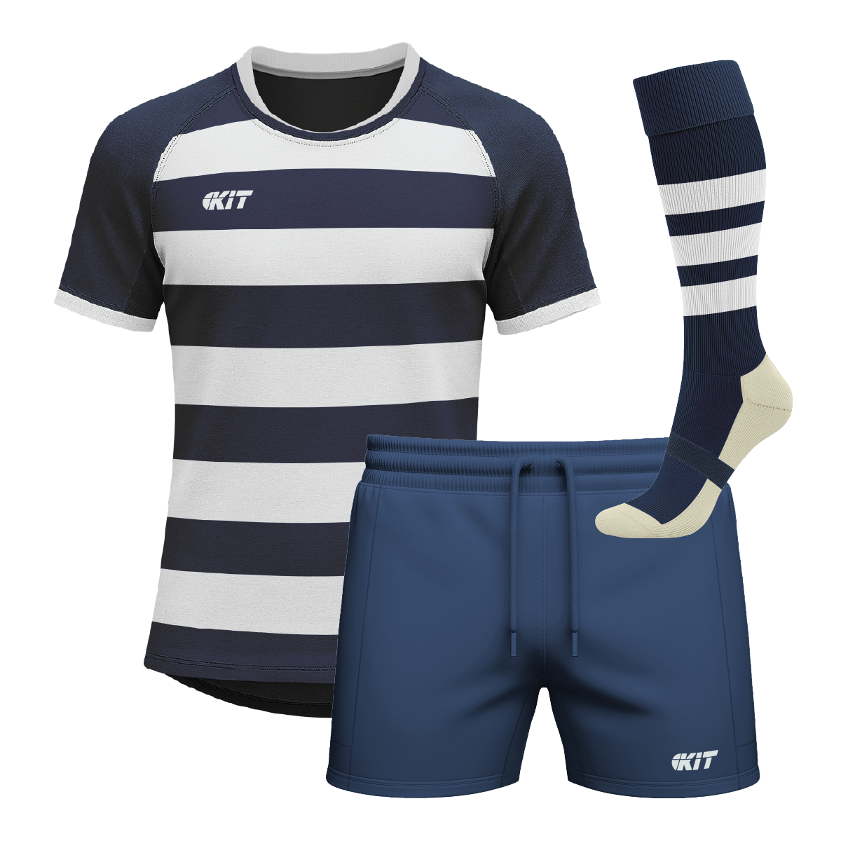 KINETI-CORE Playing Kit - Stripes - Adult Unisex - BUNDLE