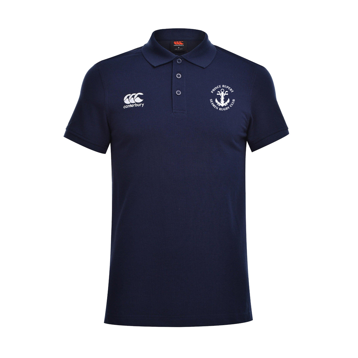 Prince Rupert Rugby Canterbury Waimak Polo Shirt - Men&#39;s - Navy