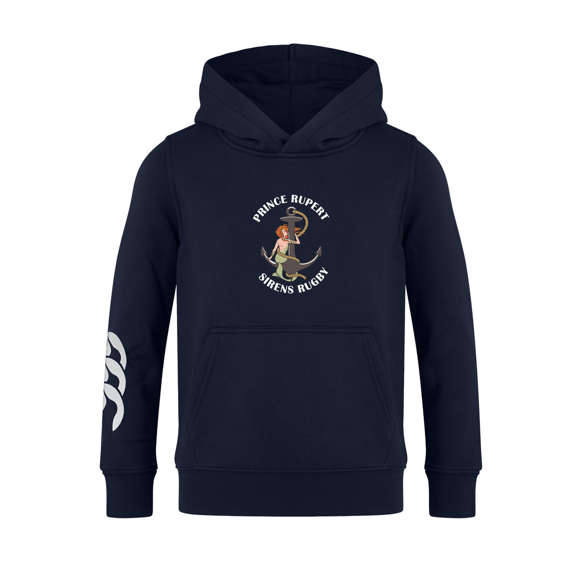 Prince Rupert Sirens Rugby Canterbury Club Hoodie - Adult Unisex - Navy