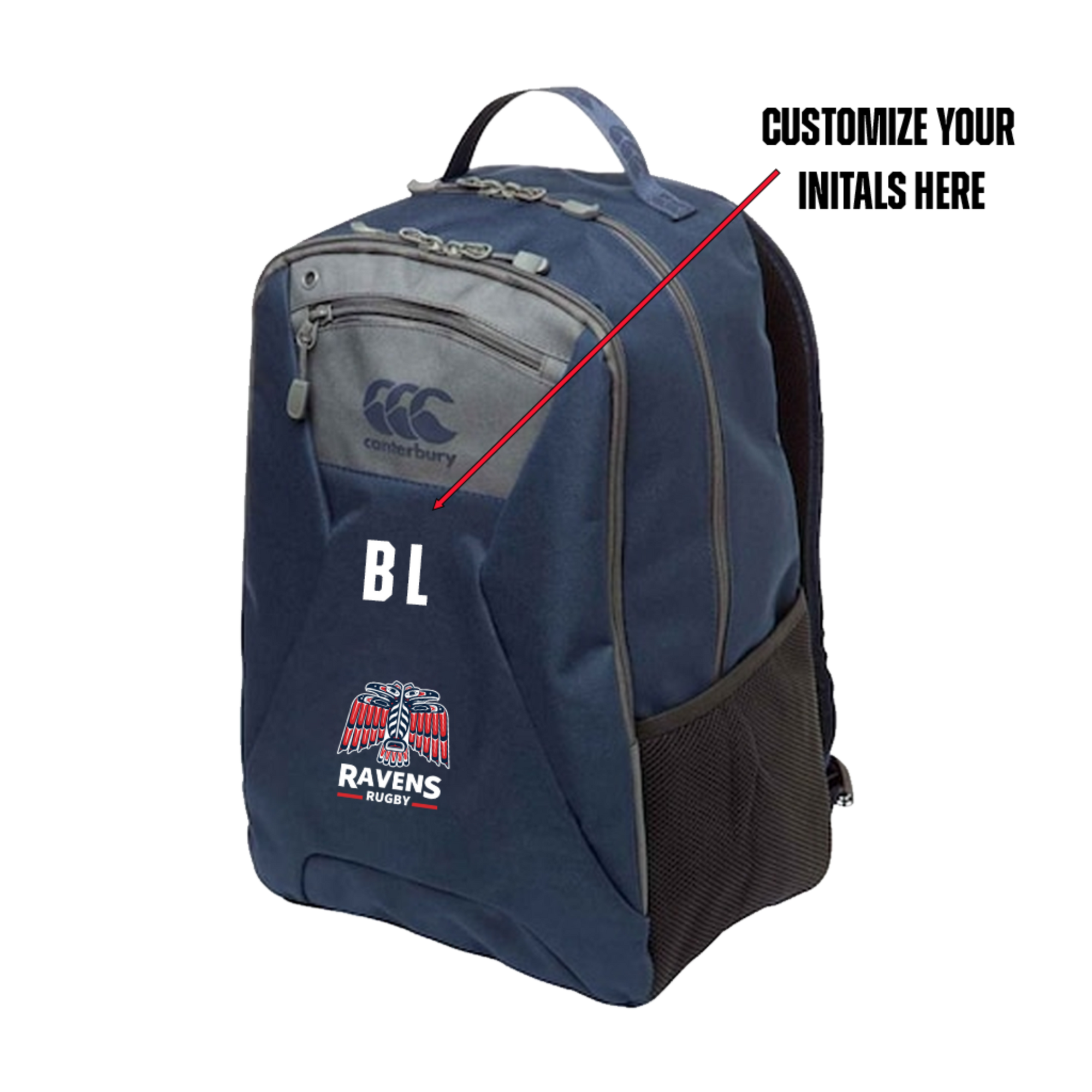 UBCOB Ravens Canterbury Classic Backpack - Navy - The Rugby Shop