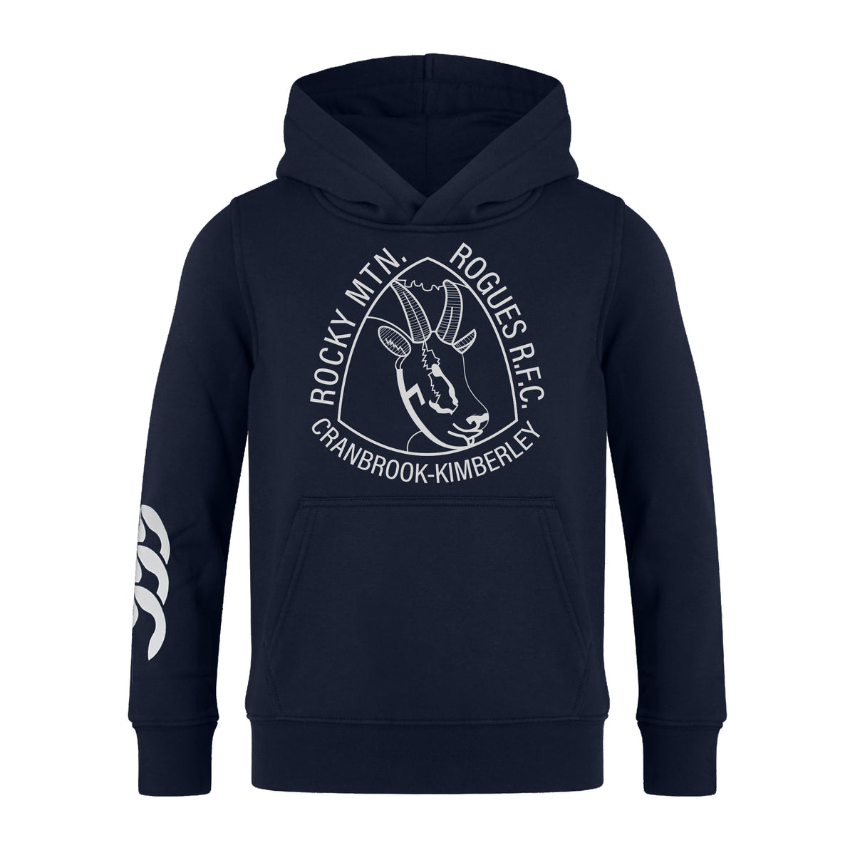 Rocky Mountain Rogues Canterbury Alt Logo CCC Club Hoodie - Adult Unisex - Navy