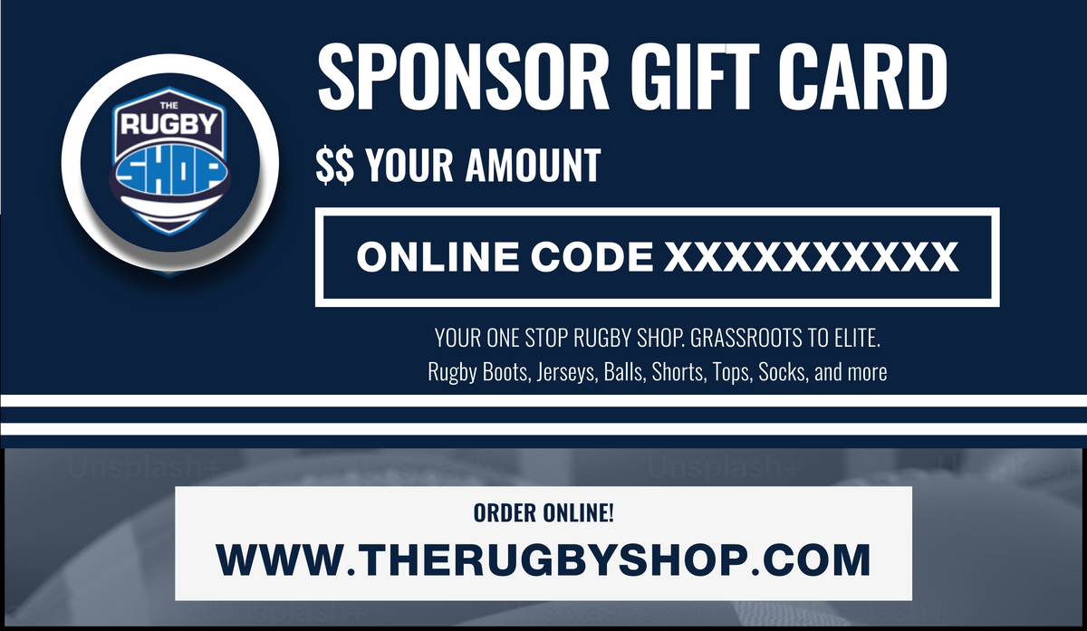 The Rugby Shop Sponsor Gift Card