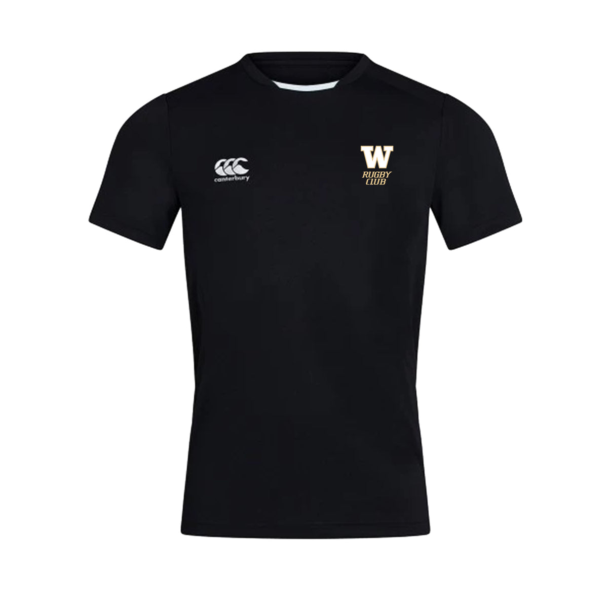 UW Women&#39;s Huskies Rugby Club Canterbury Club Dry T-Shirt - Mens - Black