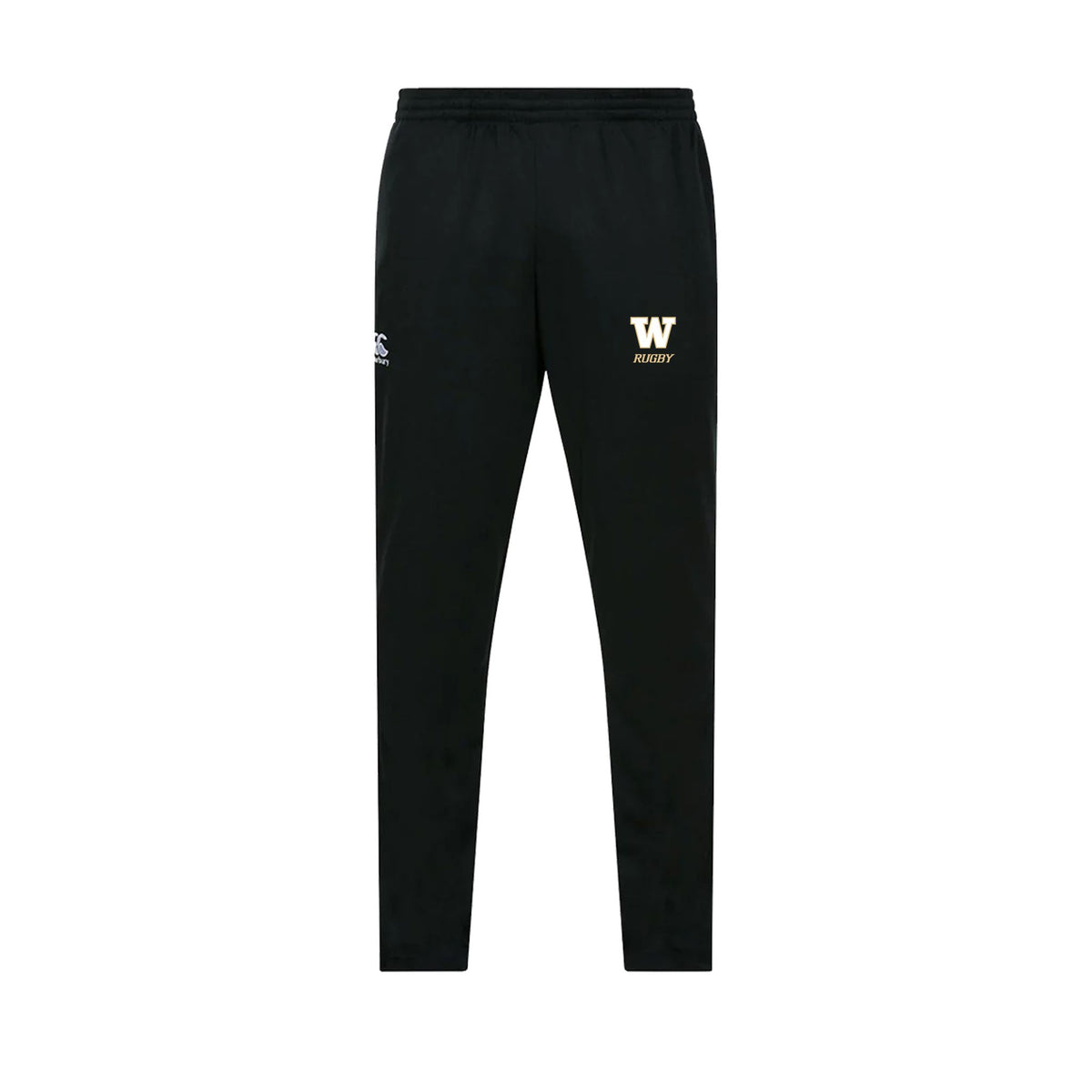 UW Women&#39;s Huskies Rugby Club Canterbury Stretch Tapered Pants-Black - The Rugby Shop The Rugby Shop UNISEX / Navy / XS TRS Distribution Canada Track Pants UW Women&#39;s Huskies Rugby Club Canterbury Stretch Tapered Pants-Black