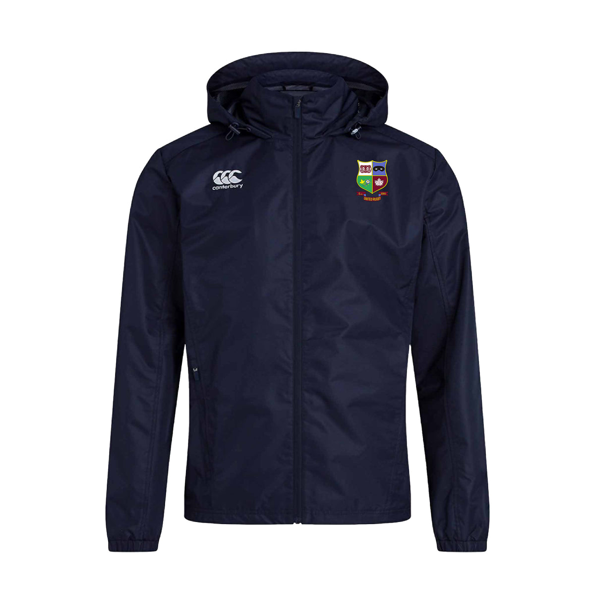 United Rugby Club Canterbury Club Vaposhield Full Zip Rain Jacket - Unisex - Navy