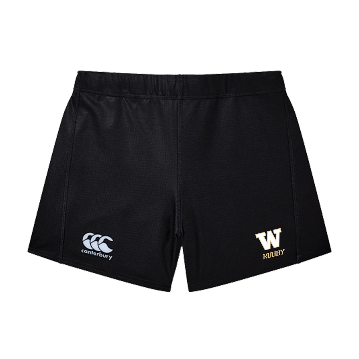 UW Women&#39;s Huskies Rugby Club Canterbury Yokohama Short - Regular Fit - Black