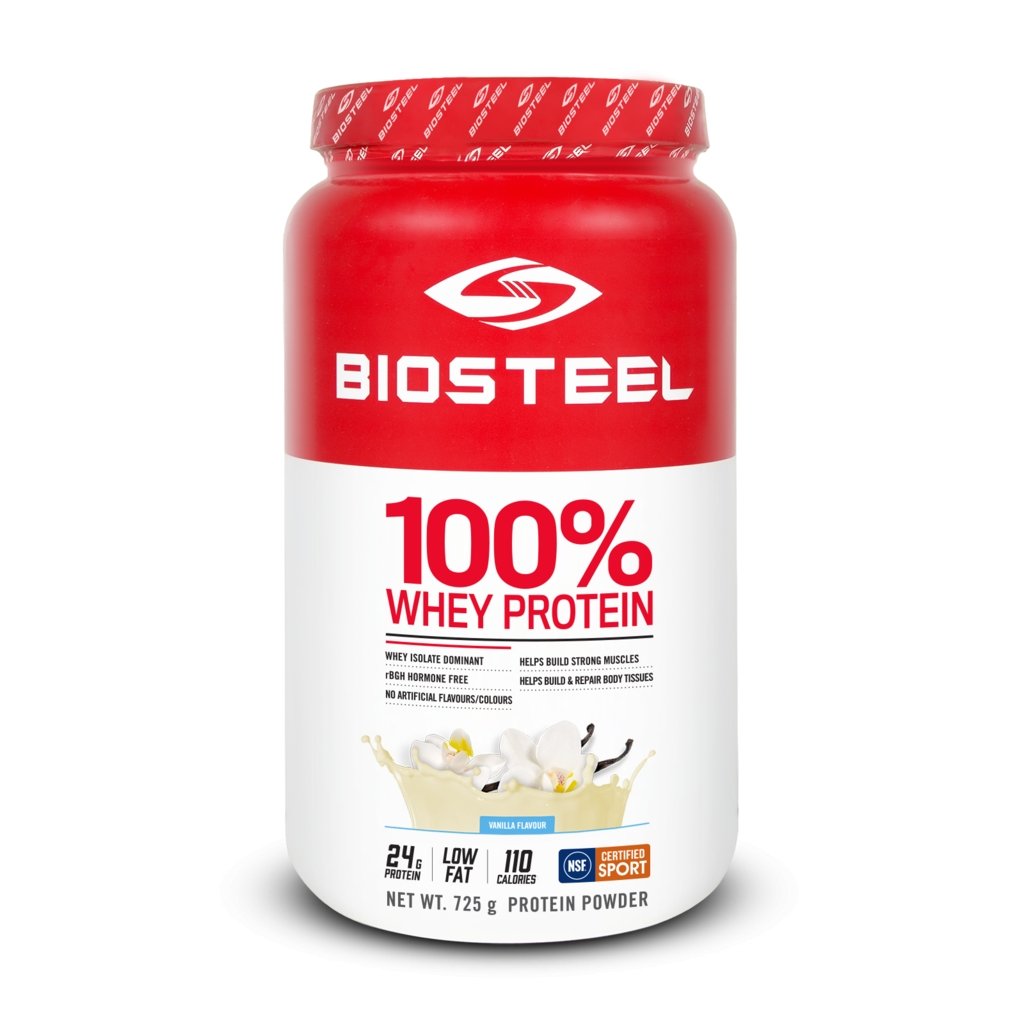 BioSteel-100%-Whey-Protein-Vanilla-725g-25Servings www.therugbyshop.com