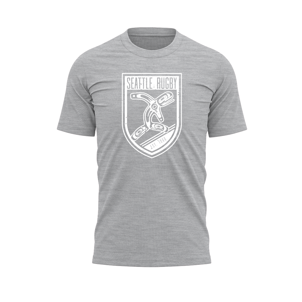 Seattle Rugby Club White Out Graphic Tee - Men&#39;s - www.therugbyshop.com www.therugbyshop.com MEN&#39;S / ATHLETIC GREY / XS XIX Brands TEES Seattle Rugby Club White Out Graphic Tee - Men&#39;s