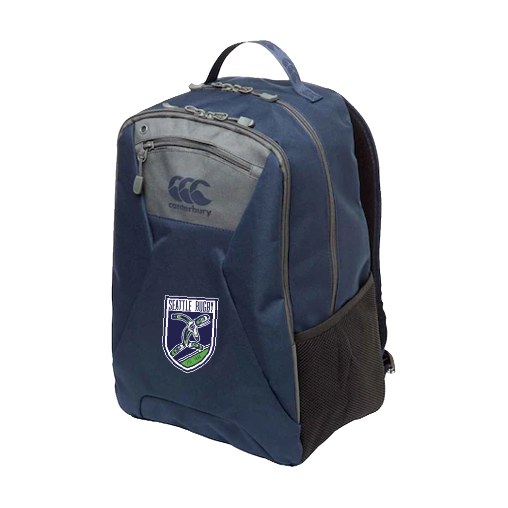 Seattle Rugby Club CCC Classics Backpack - www.therugbyshop.com www.therugbyshop.com NA / NAVY / MEDIUM Canterbury of NZ Ltd. EQUIPMENT Seattle Rugby Club CCC Classics Backpack