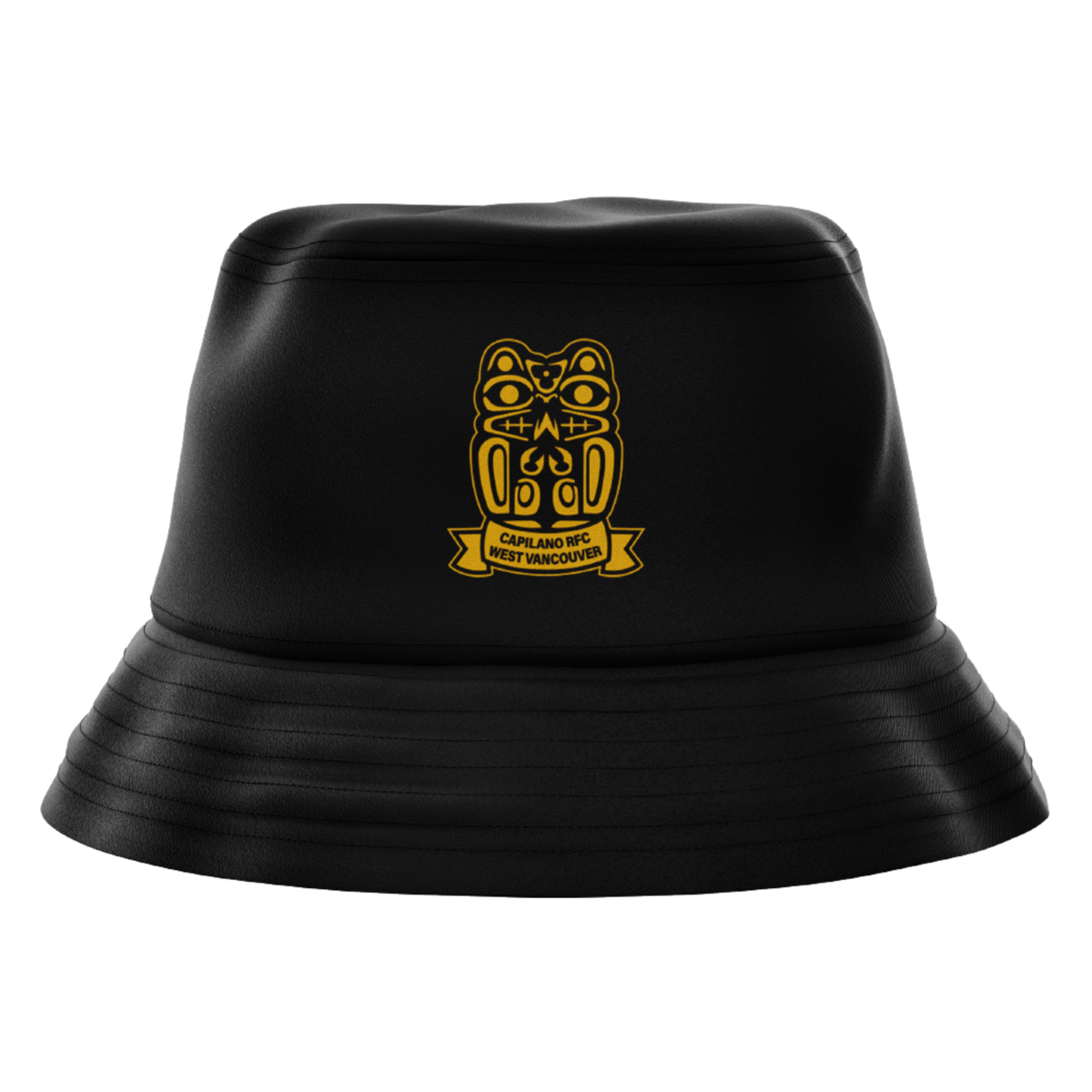 Capilano RFC Bucket Hat - www.therugbyshop.com www.therugbyshop.com ADULT UNISEX / BLACK / O/S XIX Brands HEADWEAR Capilano RFC Bucket Hat