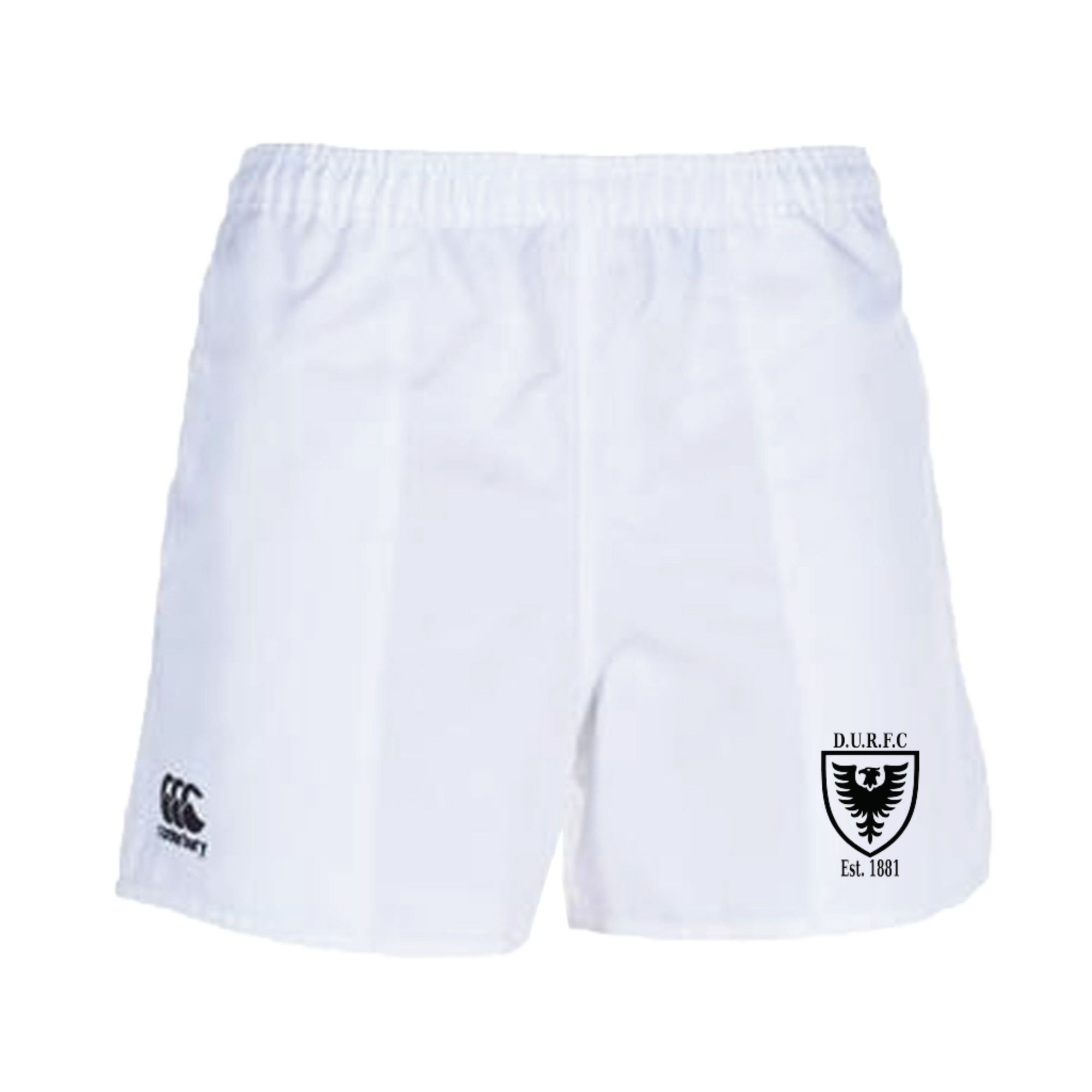 DURFC CCC Pro Poly Shorts - www.therugbyshop.com www.therugbyshop.com MENS / WHITE / XS TRS Distribution Canada SHORTS DURFC CCC Pro Poly Shorts
