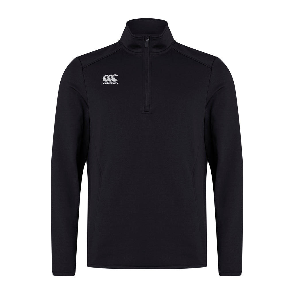 Canterbury Club 1/4 Zip Mid Layer Training Top - Men&#39;s -Black/Navy