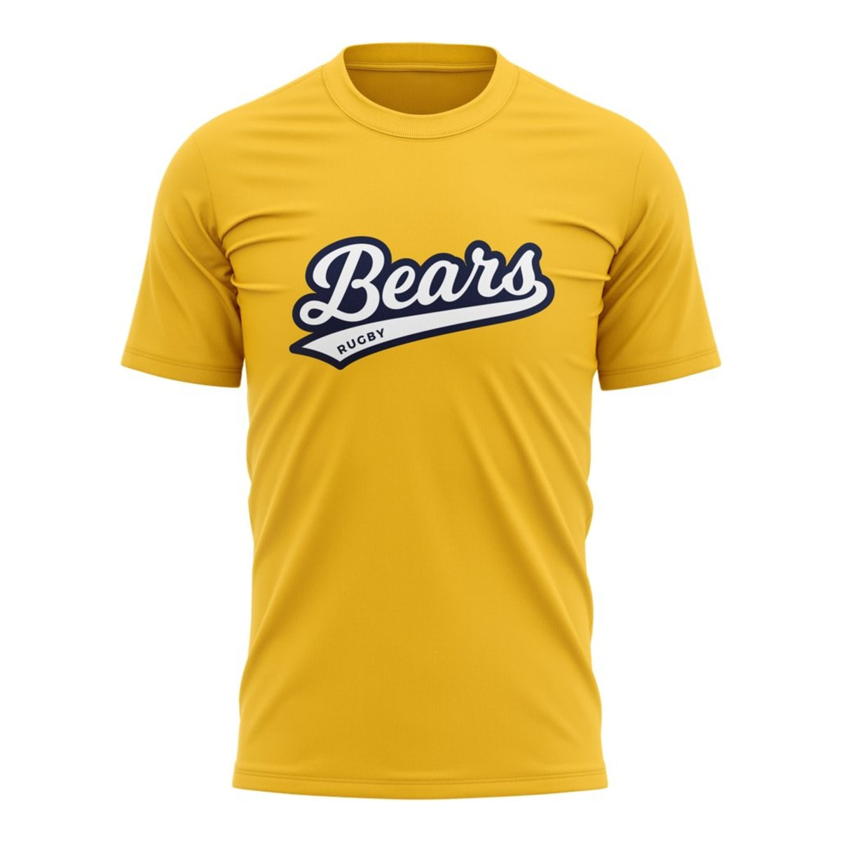 BC Rugby 2021 &quot;Bears&quot; Tee - Men&#39;s White/Gold - www.therugbyshop.com www.therugbyshop.com MEN&#39;S / GOLD / S XIX Brands TEES BC Rugby 2021 &quot;Bears&quot; Tee - Men&#39;s White/Gold