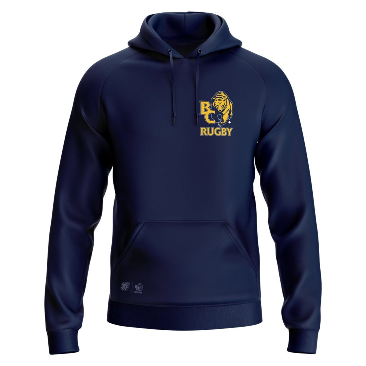 BC Rugby 2021 &quot;Small Logo Team&quot; Hoodie - Adult Unisex - www.therugbyshop.com www.therugbyshop.com ADULT UNISEX / NAVY / S XIX Brands HOODIES BC Rugby 2021 &quot;Small Logo Team&quot; Hoodie - Adult Unisex