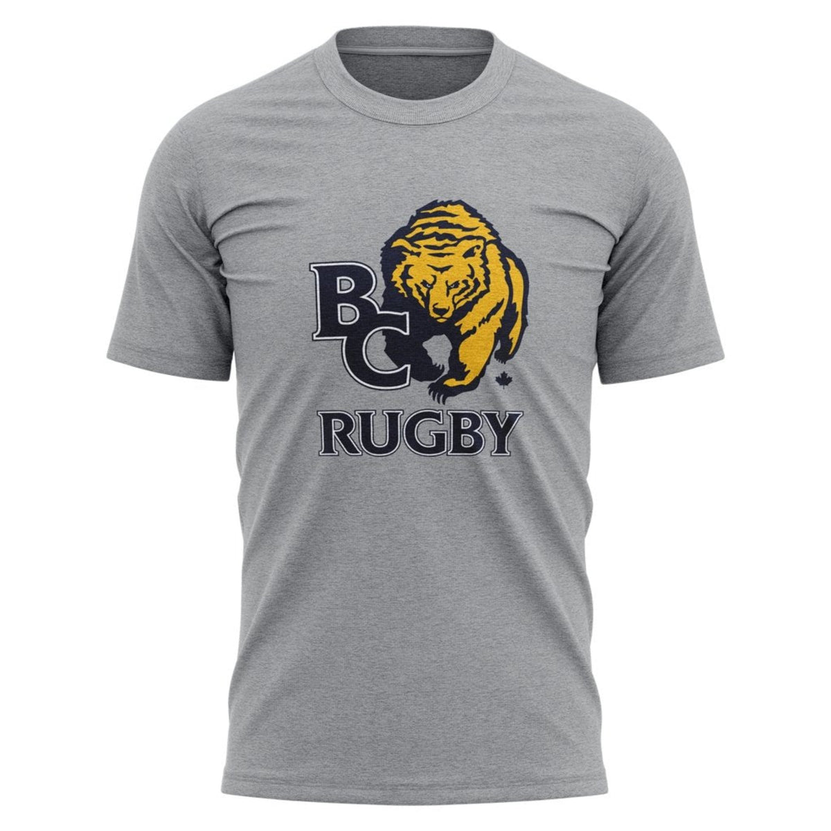 BC Rugby 2021 &quot;Team&quot; Tee - Men&#39;s Navy/Grey/White/Gold - www.therugbyshop.com www.therugbyshop.com MEN&#39;S / GREY / S XIX Brands TEES BC Rugby 2021 &quot;Team&quot; Tee - Men&#39;s Navy/Grey/White/Gold