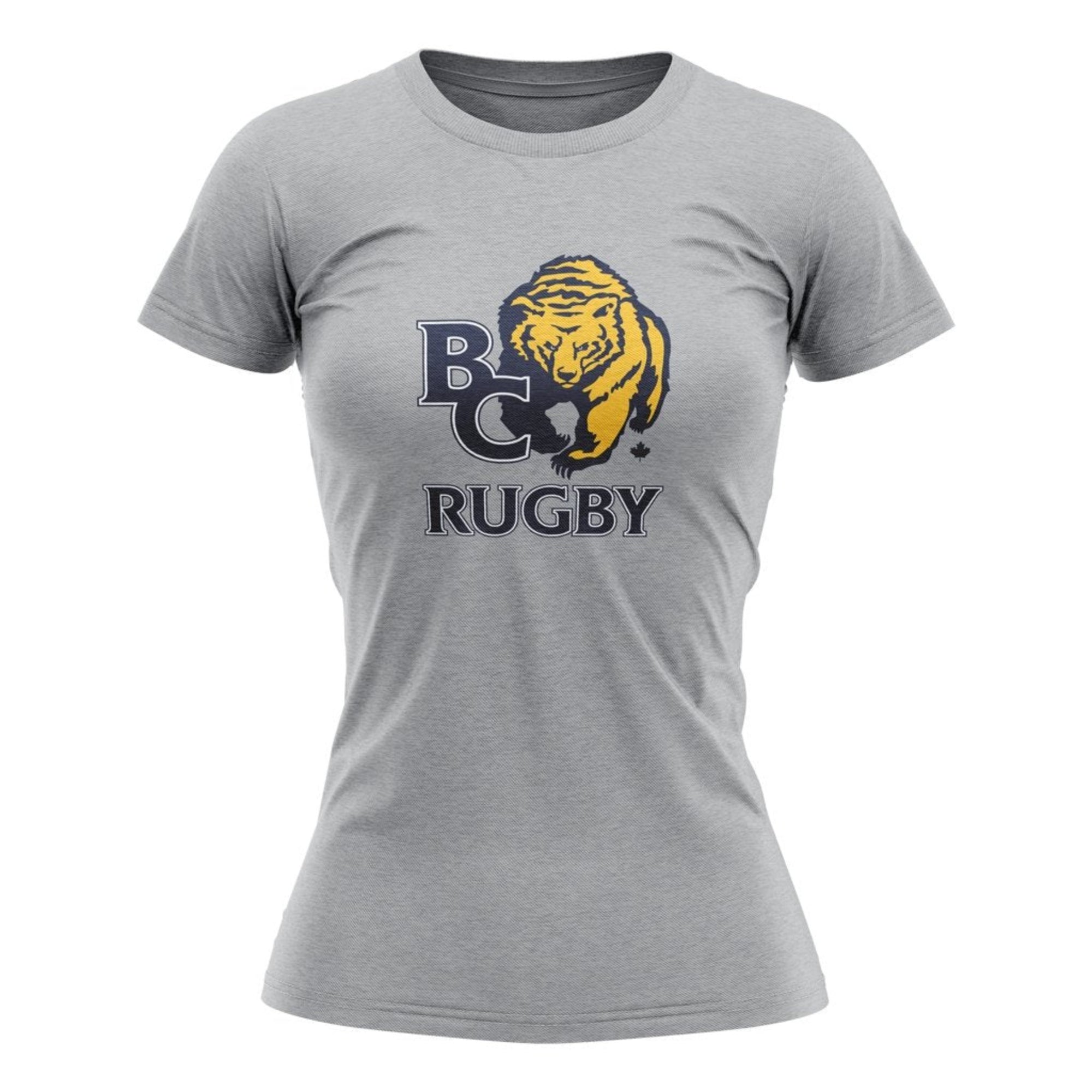 BC Rugby 2021 "Team" Tee - Women's Navy/Grey/White/Gold - www.therugbyshop.com www.therugbyshop.com WOMENS / WHITE / XS XIX Brands TEES BC Rugby 2021 "Team" Tee - Women's Navy/Grey/White/Gold