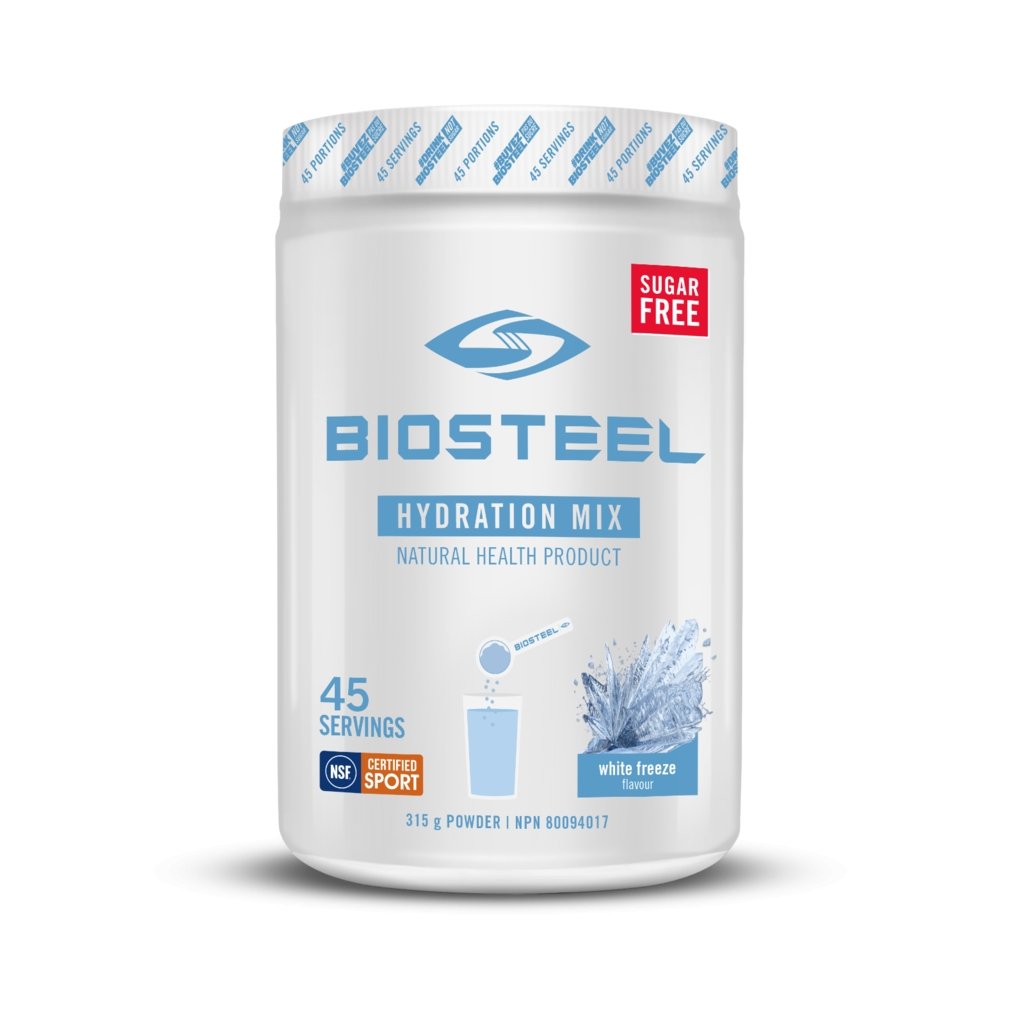 Hydration Mix - 315G, 45 Servings - www.therugbyshop.com www.therugbyshop.com WHITE FREEZE BIOSTEEL NUTRITION Hydration Mix - 315G, 45 Servings
