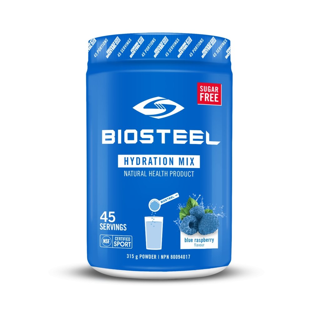Hydration Mix - 315G, 45 Servings - www.therugbyshop.com www.therugbyshop.com BLUE RASPBERRY BIOSTEEL NUTRITION Hydration Mix - 315G, 45 Servings