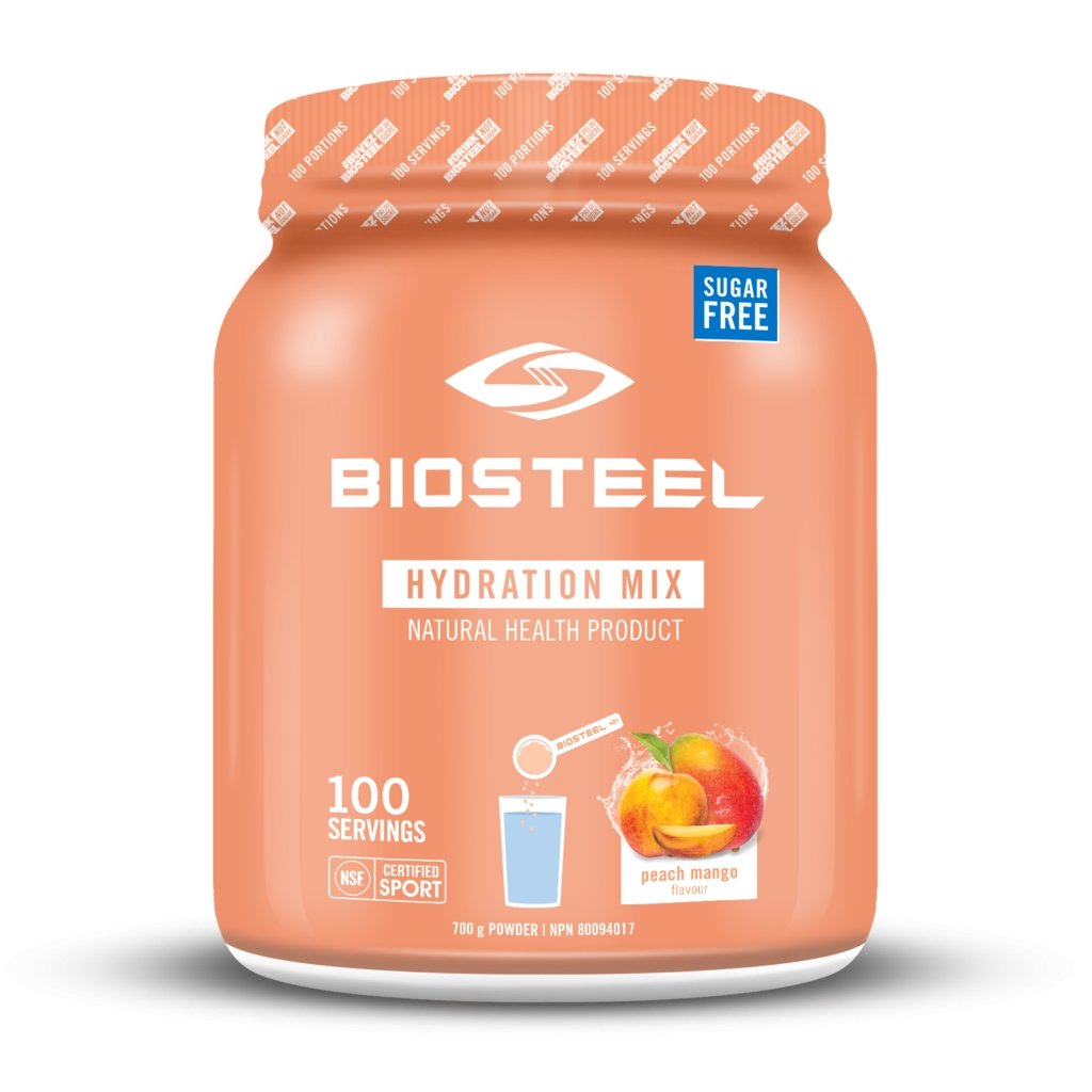 Hydration Mix - 700G, 100 Servings - www.therugbyshop.com www.therugbyshop.com PEACH MANGO BIOSTEEL NUTRITION Hydration Mix - 700G, 100 Servings