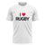 I Love Rugby Graphic Tee - www.therugbyshop.com www.therugbyshop.com MEN'S / WHITE / S SANMAR TEES I Love Rugby Graphic Tee