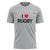 I Love Rugby Graphic Tee - www.therugbyshop.com www.therugbyshop.com MEN'S / HEATHER GREY / S SANMAR TEES I Love Rugby Graphic Tee