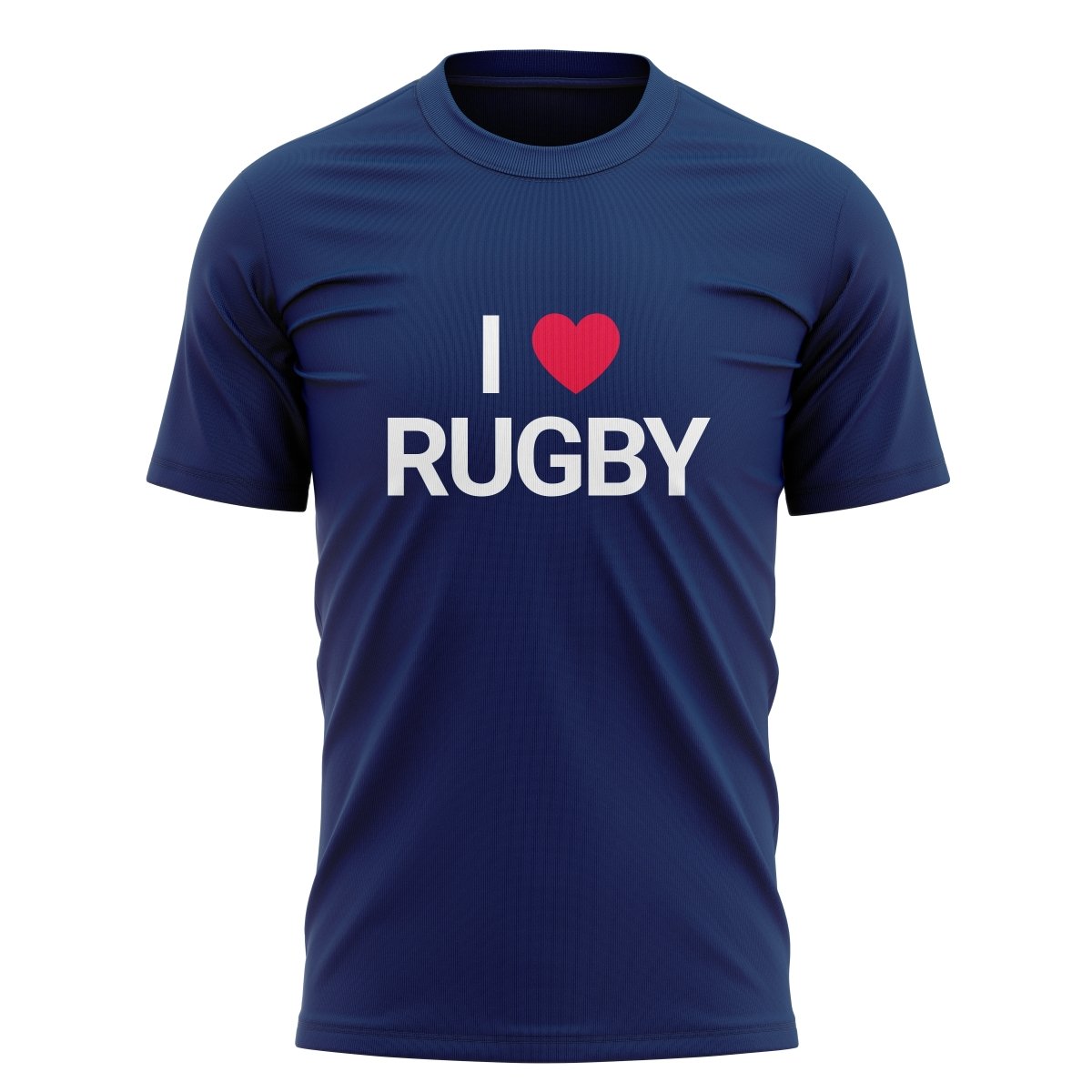 I Love Rugby Graphic Tee - www.therugbyshop.com www.therugbyshop.com MEN&#39;S / NAVY / S SANMAR TEES I Love Rugby Graphic Tee