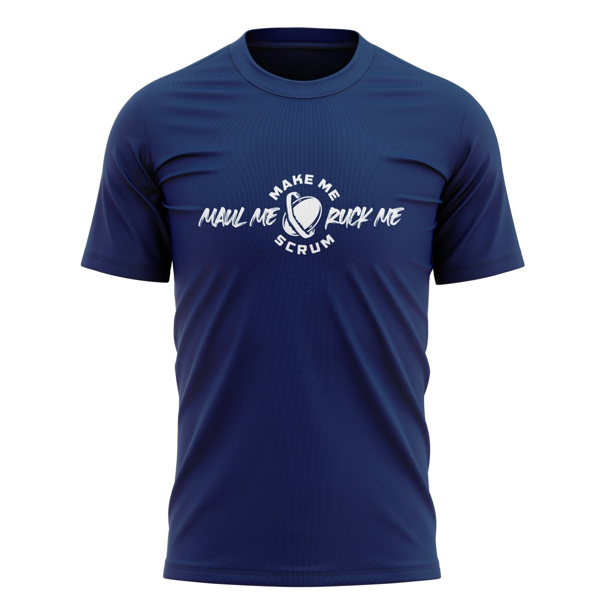Make Me Scrum Graphic Tee - www.therugbyshop.com www.therugbyshop.com MEN'S / NAVY / S XIX Brands TEES Make Me Scrum Graphic Tee