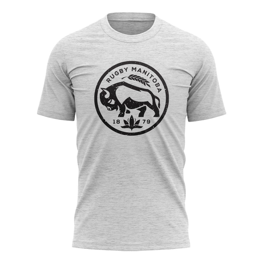 Rugby Manitoba Graphic Tee - www.therugbyshop.com www.therugbyshop.com MEN&#39;S / ATHLETIC GREY / S SANMAR TEES Rugby Manitoba Graphic Tee