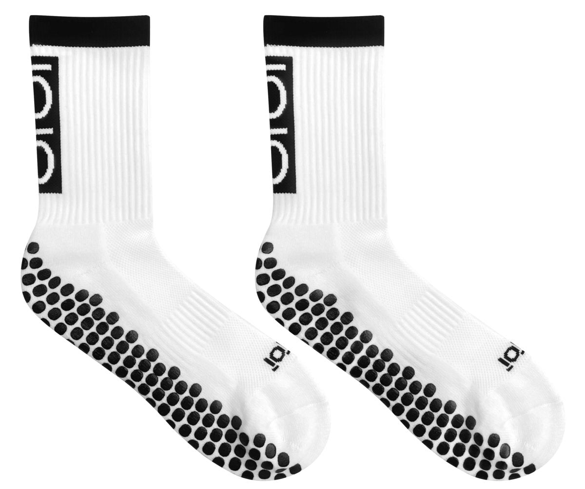Oioi - Cushion Grip Sock - www.therugbyshop.com www.therugbyshop.com ADULT UNISEX / White / S XIX Brands Oioi - Cushion Grip Sock