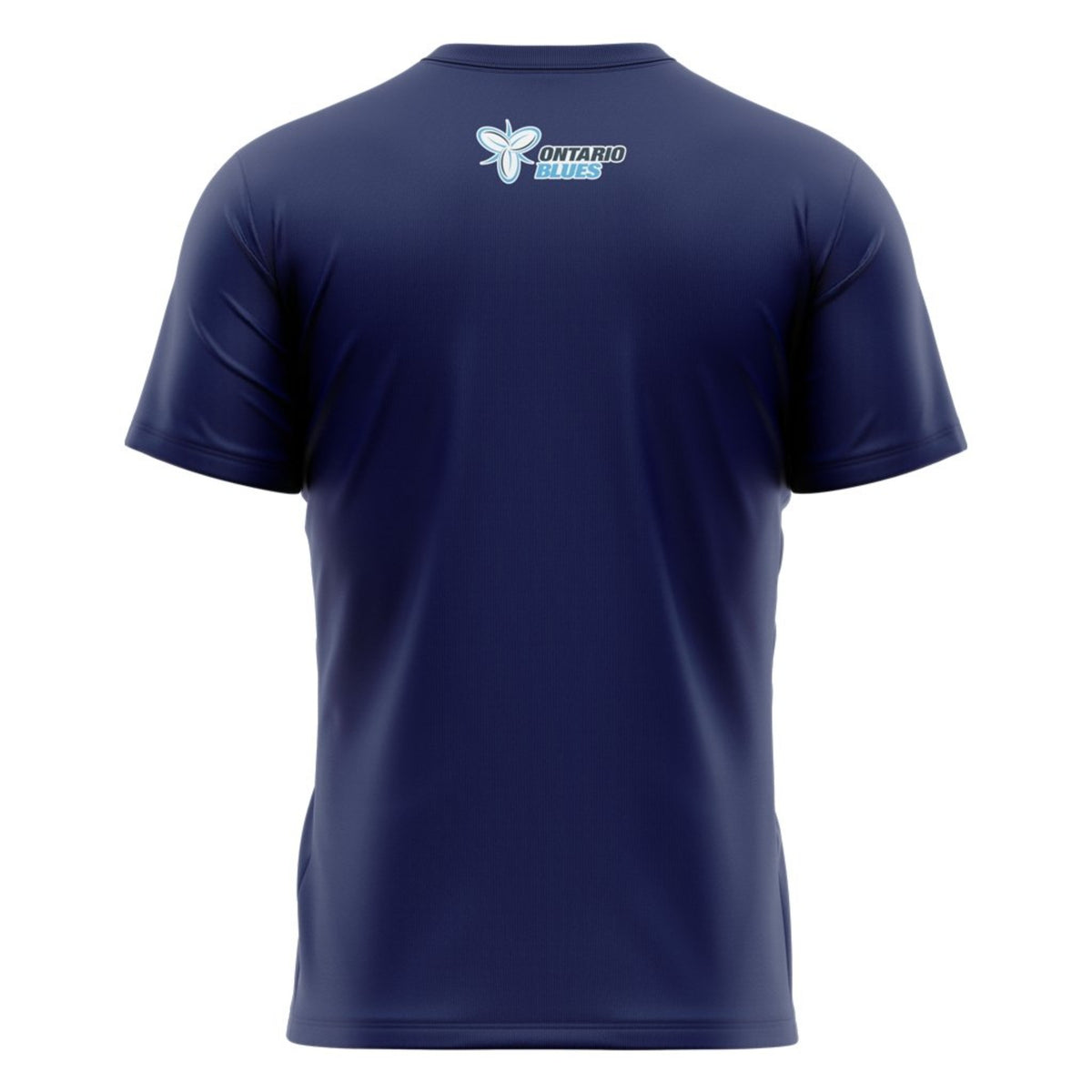 Ontario Blues &quot;High Performance&quot; Tee - Back - Men&#39;s Sizing XS-4XL - Navy