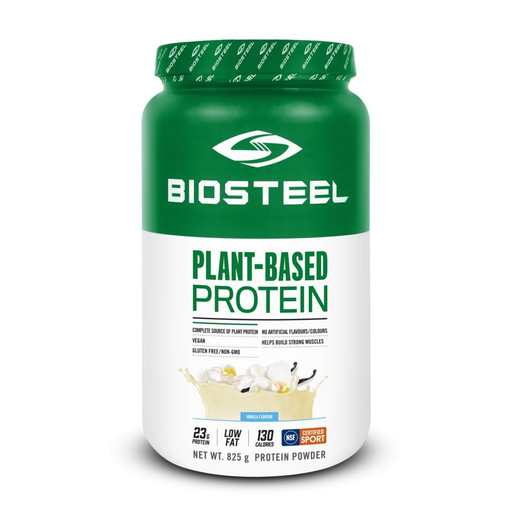 Plant-Based Protein - 825G, 25 Servings - www.therugbyshop.com www.therugbyshop.com VANILLA BIOSTEEL NUTRITION Plant-Based Protein - 825G, 25 Servings